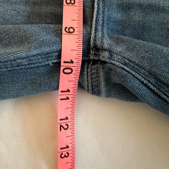 PAIGE Vintage Denim, Cindy Straight Leg Destroyed Hem Jean, Mel Wash, Size 26 - Picture 9 of 11